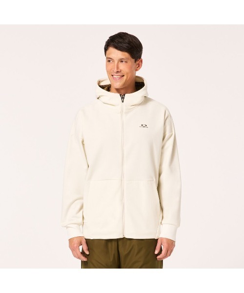 OAKLEY（オークリー）の「オークリー ENHANCE THERMO FLEECE JACKET 1.0 /ジャケット/フリース/TRAINING スポーツ・トレーニング/OAKLEY（その他アウター・メンズ・ブラック/ホワイト/ネイビー・M/S/L/XL）」の2枚目の写真