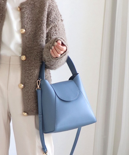 T・S・L（ティーエスエル）の「ワンハンドル2wayハンドバッグ（ハンドバッグ・レディース・ベージュ/ブラック/サックスブルー/グレー・FREE）」の13枚目の写真