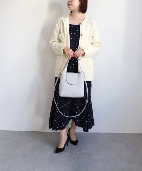 T・S・L（ティーエスエル）の「ワンハンドル2wayハンドバッグ（ハンドバッグ・レディース・ベージュ/ブラック/サックスブルー/グレー・FREE）」の17枚目の写真