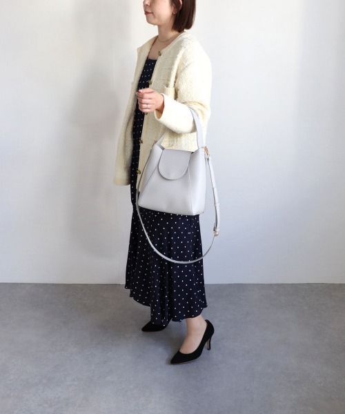 T・S・L（ティーエスエル）の「ワンハンドル2wayハンドバッグ（ハンドバッグ・レディース・ベージュ/ブラック/サックスブルー/グレー・FREE）」の18枚目の写真