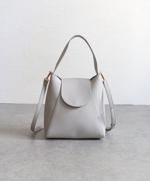 T・S・L（ティーエスエル）の「ワンハンドル2wayハンドバッグ（ハンドバッグ・レディース・ベージュ/ブラック/サックスブルー/グレー・FREE）」の22枚目の写真