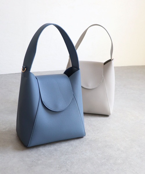 T・S・L（ティーエスエル）の「ワンハンドル2wayハンドバッグ（ハンドバッグ・レディース・ベージュ/ブラック/サックスブルー/グレー・FREE）」の16枚目の写真