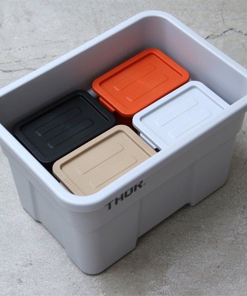 HIGHTIDE(ハイタイド)の「THOR ソー Mini Totes With Lid DC ミニトート ウィズ リッド DC(収納グッズ・メンズ・オレンジ/ベージュ/ライトグレー/ブラック/オリーブ/クリア・FREE)」の7枚目の写真
