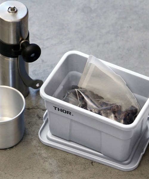 HIGHTIDE(ハイタイド)の「THOR ソー Mini Totes With Lid DC ミニトート ウィズ リッド DC(収納グッズ・メンズ・オレンジ/ベージュ/ライトグレー/ブラック/オリーブ/クリア・FREE)」の16枚目の写真