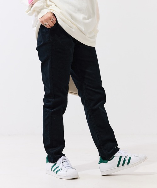 コーデュロイ ストレッチ テーパードパンツ 新品】CAMBIO コーデュロイ
