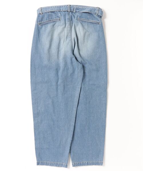 ATTACHMENT(アタッチメント)の「11oz デニム ベルテッド テーパード フィットトラウザーズ / 11oz DENIM BELTED TAPERED FIT TROUSERS(デニムパンツ・メンズ・ネイビー/オフホワイト/ブラック・3/2/1)」の11枚目の写真