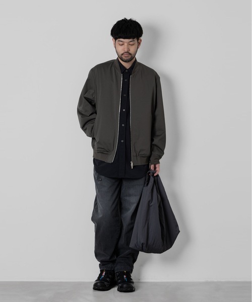 ATTACHMENT(アタッチメント)の「11oz デニム ベルテッド テーパード フィットトラウザーズ / 11oz DENIM BELTED TAPERED FIT TROUSERS(デニムパンツ・メンズ・ネイビー/オフホワイト/ブラック・3/2/1)」の21枚目の写真