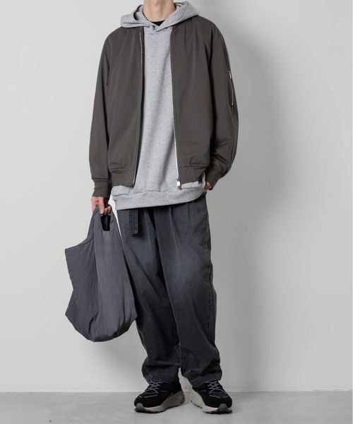 ATTACHMENT(アタッチメント)の「11oz デニム ベルテッド テーパード フィットトラウザーズ / 11oz DENIM BELTED TAPERED FIT TROUSERS(デニムパンツ・メンズ・ネイビー/オフホワイト/ブラック・3/2/1)」の15枚目の写真