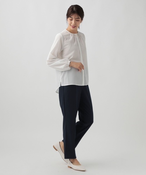 Elura(エルーラ)の「セレモニーサマ見えテーパードパンツ(その他パンツ・レディース・ブラック/ネイビー・MEDIUM/SMALL/LARGE)」の15枚目の写真