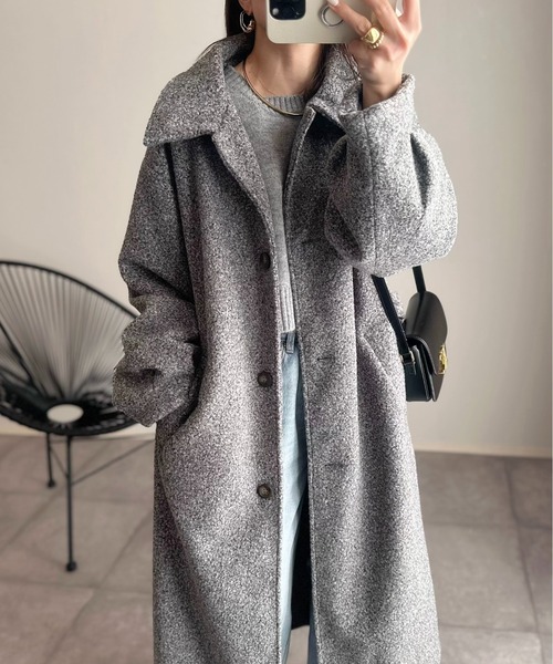 Ada.（エイダ）の「メランジ調の色味が高見え スタンドカラー フェイク