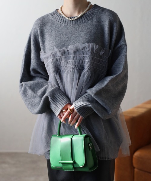 model：162cm 着用サイズ：F