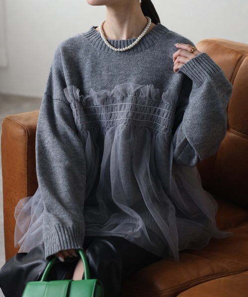 model：162cm 着用サイズ：F