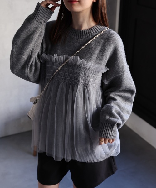 model：162cm 着用サイズ：F