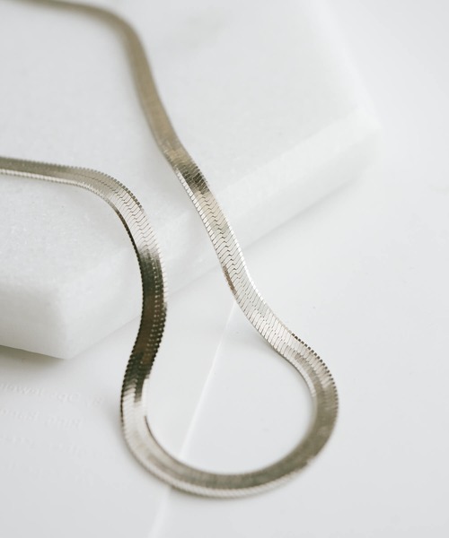 Ops.（オプス）の「ネックレス ゴールド レディース シルバー925 チェーンネックレス 【Iter イーテル】（ネックレス・レディース・イエローゴールド/シルバー・40cm/45cm）」の9枚目の写真