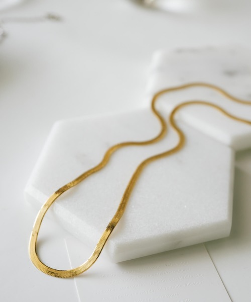 Ops.（オプス）の「ネックレス ゴールド レディース シルバー925 チェーンネックレス 【Iter イーテル】（ネックレス・レディース・イエローゴールド/シルバー・40cm/45cm）」の13枚目の写真