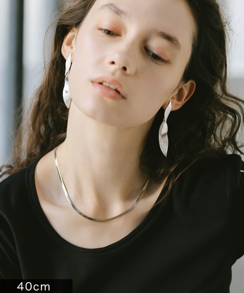 Ops.（オプス）の「ネックレス ゴールド レディース シルバー925 チェーンネックレス 【Iter イーテル】（ネックレス・レディース・イエローゴールド/シルバー・40cm/45cm）」の5枚目の写真