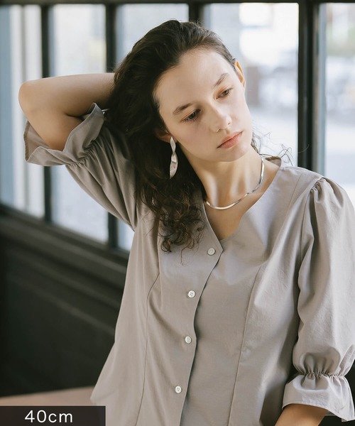 Ops.（オプス）の「ネックレス ゴールド レディース シルバー925 チェーンネックレス 【Iter イーテル】（ネックレス・レディース・イエローゴールド/シルバー・40cm/45cm）」の4枚目の写真