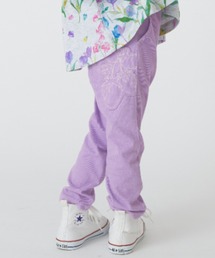 いちごアップリケストレッチカットツイルパンツ