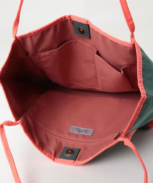 Cepica（セピカ）の「刺繍ナイロントート（トートバッグ・レディース・オレンジ/アイボリー/グリーン/ライトベージュ/ライトグレー・FREE）」の17枚目の写真