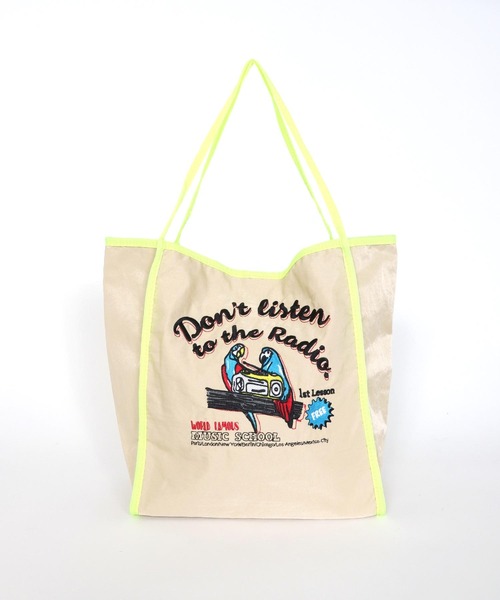 Cepica（セピカ）の「刺繍ナイロントート（トートバッグ・レディース・オレンジ/アイボリー/グリーン/ライトベージュ/ライトグレー・FREE）」の6枚目の写真