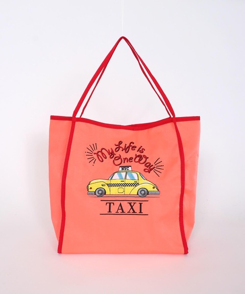 Cepica（セピカ）の「刺繍ナイロントート（トートバッグ・レディース・オレンジ/アイボリー/グリーン/ライトベージュ/ライトグレー・FREE）」の8枚目の写真