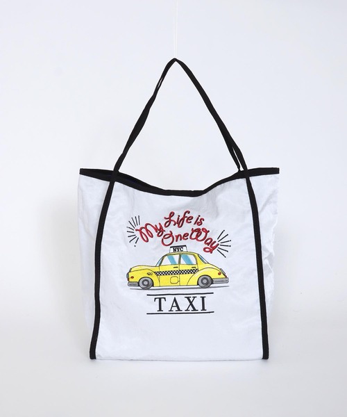 Cepica（セピカ）の「刺繍ナイロントート（トートバッグ・レディース・オレンジ/アイボリー/グリーン/ライトベージュ/ライトグレー・FREE）」の10枚目の写真