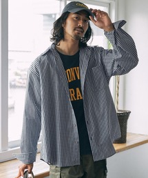 マルチファンクショナルファブリック ビッグシルエット アソートレギュラーカラー長袖シャツ【THE CRAFT CREW PRODUCTS】