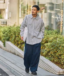 THE CRAFT CREW PRODUCTS（ザクラフトクループロダクツ）の「マルチファンクショナルファブリック ビッグシルエット アソートレギュラーカラー長袖シャツ【THE CRAFT CREW PRODUCTS】（シャツ/ブラウス）」