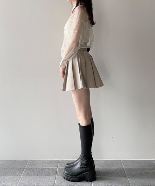 one way(ワンウェイ)の「パールまみれチュールシアーブラウス(シャツ/ブラウス・レディース・ホワイト/ブラック/ピンク・FREE)」の17枚目の写真