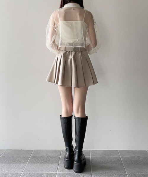 one way(ワンウェイ)の「パールまみれチュールシアーブラウス(シャツ/ブラウス・レディース・ホワイト/ブラック/ピンク・FREE)」の18枚目の写真