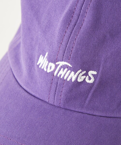 WILD THINGS(ワイルドシングス)の「【別注】<WILD THINGS>ロゴキャップ(キャップ・キッズ・パープル/レッド/ライトブルー・FREE(52-56))」の11枚目の写真