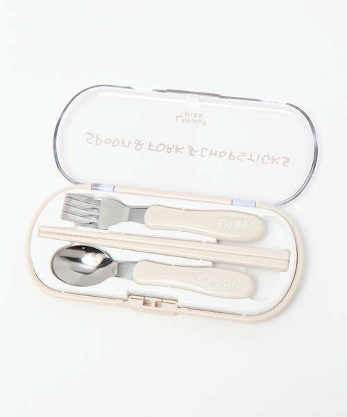 LAKOLE（ラコレ）の「【らこれキッズ】トリオセット / 994352（カトラリー・キッズ・ブルー/アイボリー・FREE）」の3枚目の写真