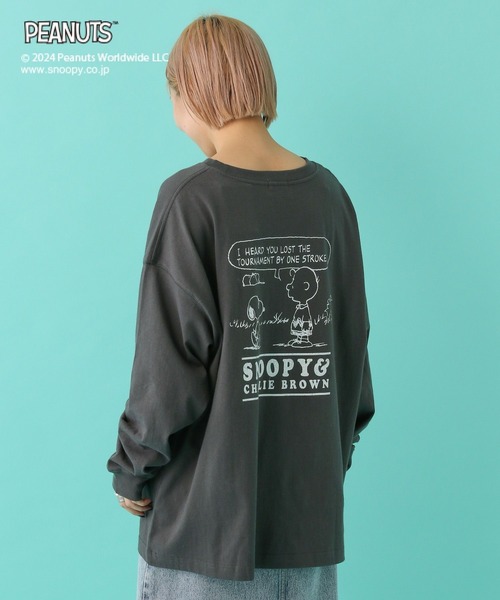 LEPSIM（レプシィム）の「【PEANUTS】プリントロンT 101898（Tシャツ