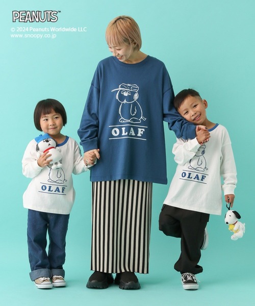 LEPSIM（レプシィム）の「【PEANUTS】プリントロンT　101898（Tシャツ/カットソー・レディース・ブルー/チャコールグレー/グレー/ホワイト・FREE）」の7枚目の写真