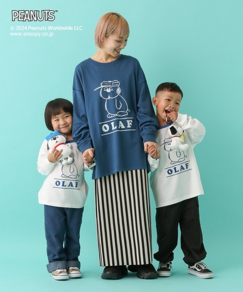 LEPSIM（レプシィム）の「【PEANUTS】プリントロンT　101898（Tシャツ/カットソー・レディース・ブルー/チャコールグレー/グレー/ホワイト・FREE）」の16枚目の写真