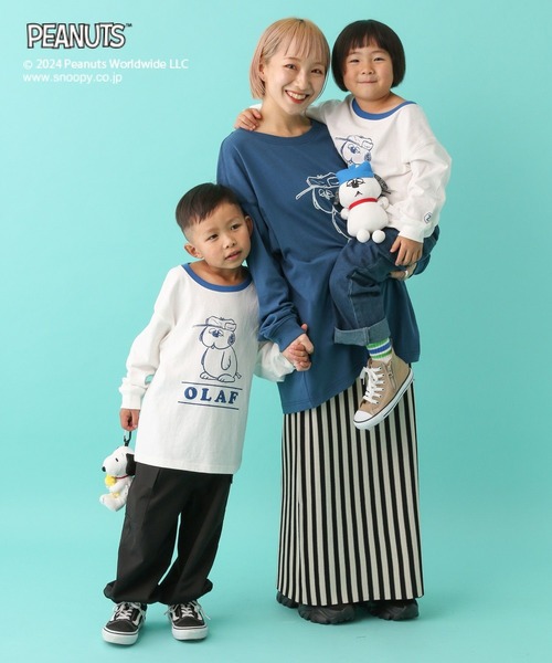 LEPSIM（レプシィム）の「【PEANUTS】プリントロンT　101898（Tシャツ/カットソー・レディース・ブルー/チャコールグレー/グレー/ホワイト・FREE）」の21枚目の写真