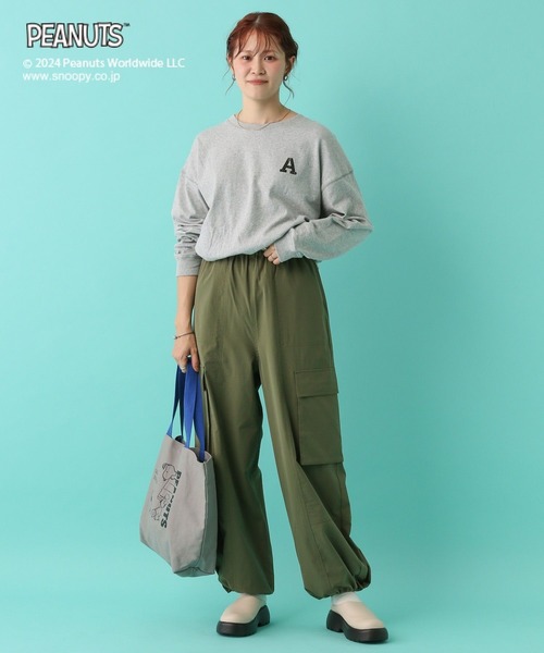 LEPSIM（レプシィム）の「【PEANUTS】プリントロンT　101898（Tシャツ/カットソー・レディース・ブルー/チャコールグレー/グレー/ホワイト・FREE）」の12枚目の写真