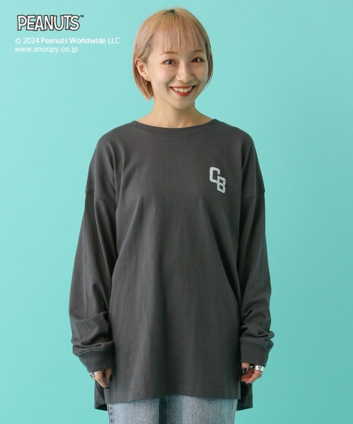 LEPSIM（レプシィム）の「【PEANUTS】プリントロンT 101898（Tシャツ