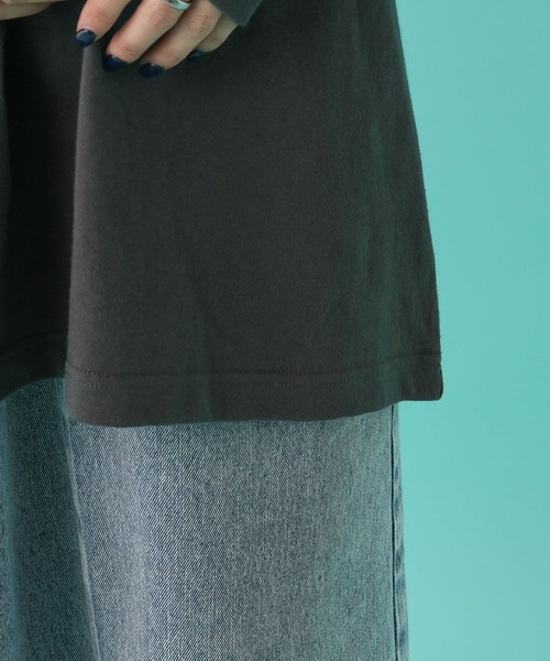 LEPSIM（レプシィム）の「【PEANUTS】プリントロンT　101898（Tシャツ/カットソー・レディース・ブルー/チャコールグレー/グレー/ホワイト・FREE）」の20枚目の写真