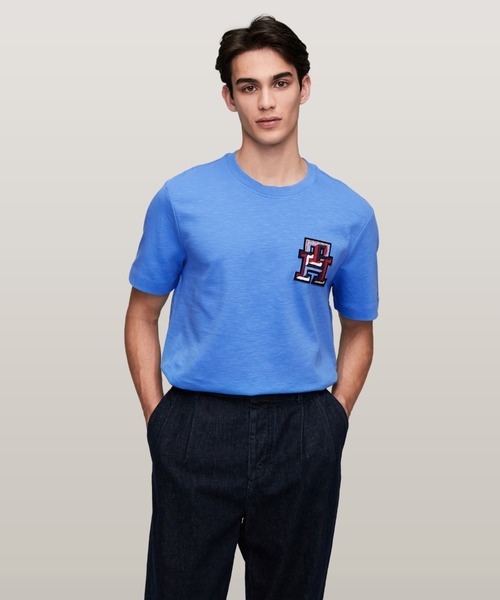 【セール】モノグラムバッヂTシャツ（Tシャツ/カットソー）｜TOMMY HILFIGER（トミーヒルフィガー）
