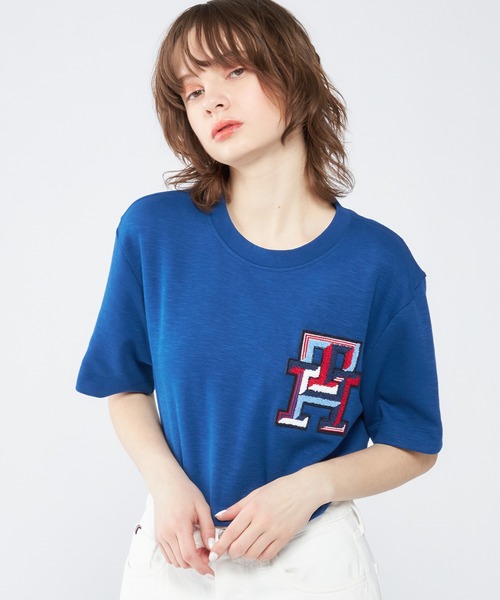 TOMMY HILFIGER(トミーヒルフィガー)の「モノグラムバッヂTシャツ(Tシャツ/カットソー・メンズ・ブルー/アイボリー/ブルー系その他・X-LARGE/SMALL/MEDIUM/LARGE)」の11枚目の写真
