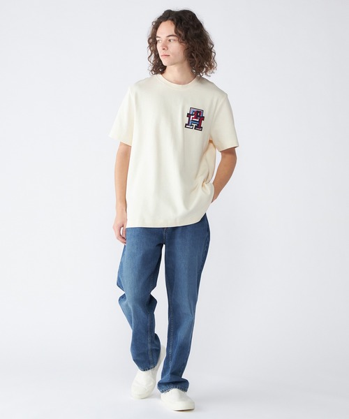 TOMMY HILFIGER(トミーヒルフィガー)の「モノグラムバッヂTシャツ(Tシャツ/カットソー・メンズ・ブルー/アイボリー/ブルー系その他・X-LARGE/SMALL/MEDIUM/LARGE)」の17枚目の写真