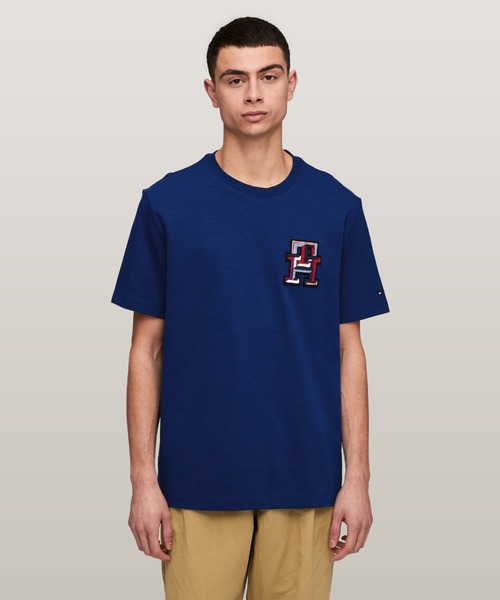 TOMMY HILFIGER(トミーヒルフィガー)の「モノグラムバッヂTシャツ(Tシャツ/カットソー・メンズ・ブルー/アイボリー/ブルー系その他・X-LARGE/SMALL/MEDIUM/LARGE)」の21枚目の写真