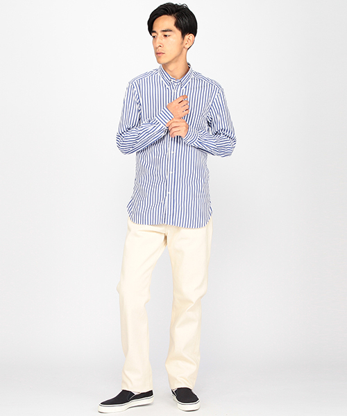 B:MING by BEAMS(ビーミングバイビームス)の「ビーミング by ビームス / “BBB” ボタンダウン シャツ(シャツ/ブラウス・メンズ・その他1/ネイビー/グレー/ブルー系その他/サックスブルー/ブラウン/ブラック/ホワイト・LARGE/SMALL/X-LARGE/MEDIUM)」の18枚目の写真