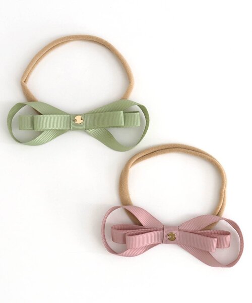 リボンヘアバンドセット（ヘアバンド）｜apres les cours