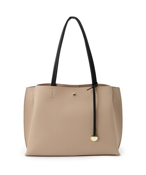 SHOO・LA・RUE（シューラルー）の「◆【軽量／A4】通勤通学にも ふわっと軽いトートバッグ（トートバッグ・レディース・ベージュ系4/グレー/ブラック・00）」の3枚目の写真