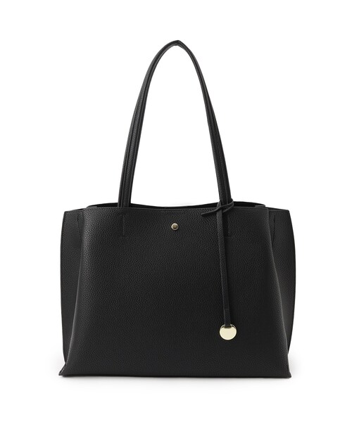 SHOO・LA・RUE（シューラルー）の「◆【軽量／A4】通勤通学にも ふわっと軽いトートバッグ（トートバッグ・レディース・ベージュ系4/グレー/ブラック・00）」の2枚目の写真