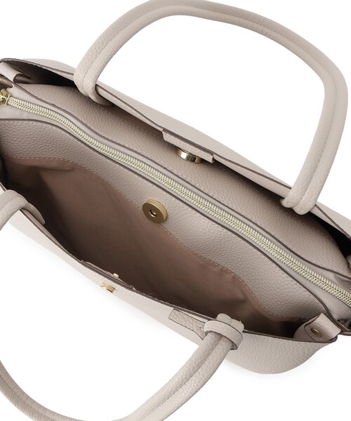 SHOO・LA・RUE（シューラルー）の「◆【軽量／A4】通勤通学にも ふわっと軽いトートバッグ（トートバッグ・レディース・ベージュ系4/グレー/ブラック・00）」の15枚目の写真