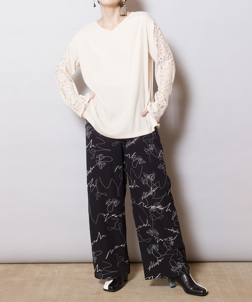 OSMOSIS（オズモーシス）の「プリントパンツ（その他パンツ・レディース・ピンク/イエロー/ブラック・ONE SIZE）」の16枚目の写真