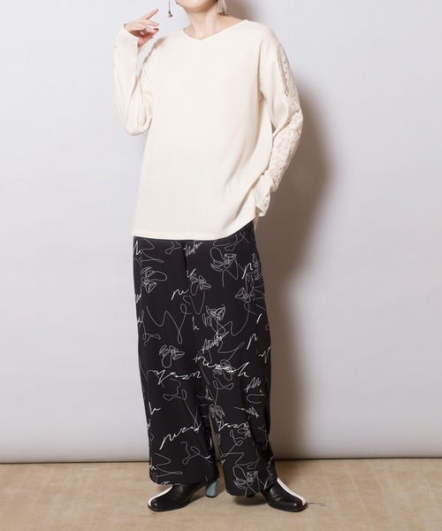 OSMOSIS（オズモーシス）の「プリントパンツ（その他パンツ・レディース・ピンク/イエロー/ブラック・ONE SIZE）」の15枚目の写真